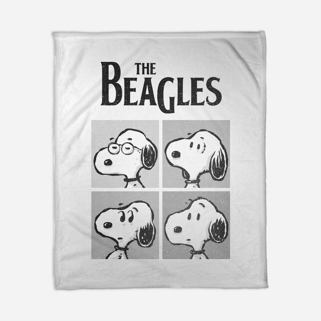 The Beagles White Album-None-Fleece-Blanket-kg07