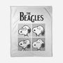 The Beagles White Album-None-Fleece-Blanket-kg07