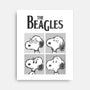 The Beagles White Album-None-Stretched-Canvas-kg07