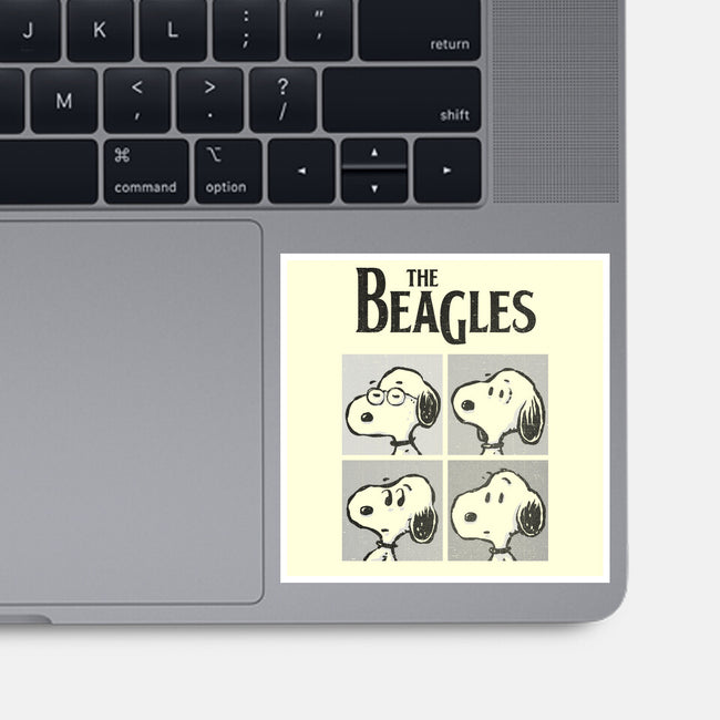 The Beagles White Album-None-Glossy-Sticker-kg07
