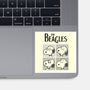 The Beagles White Album-None-Glossy-Sticker-kg07