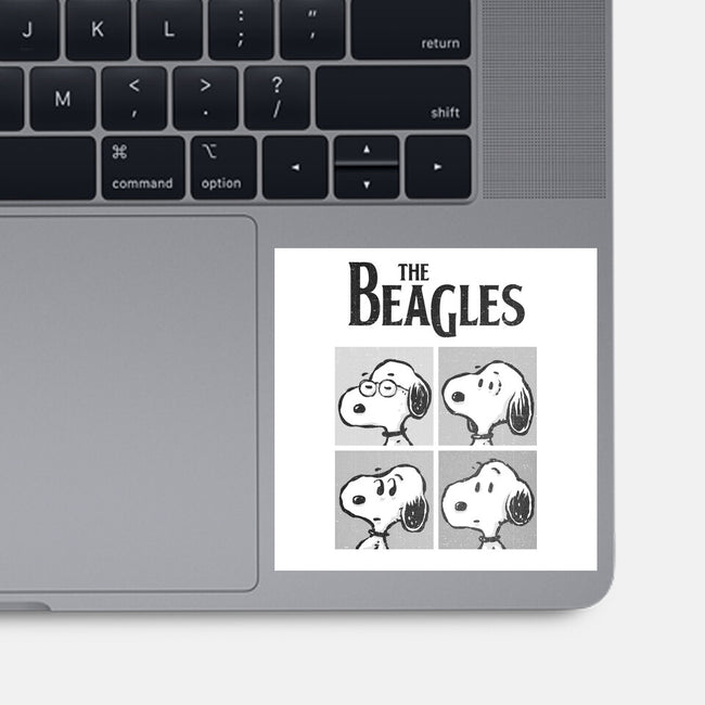 The Beagles White Album-None-Glossy-Sticker-kg07