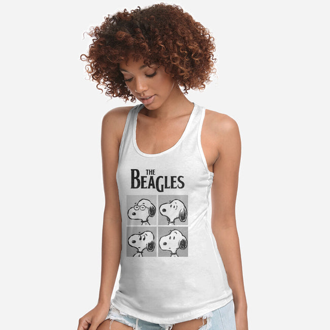 The Beagles White Album-Womens-Racerback-Tank-kg07