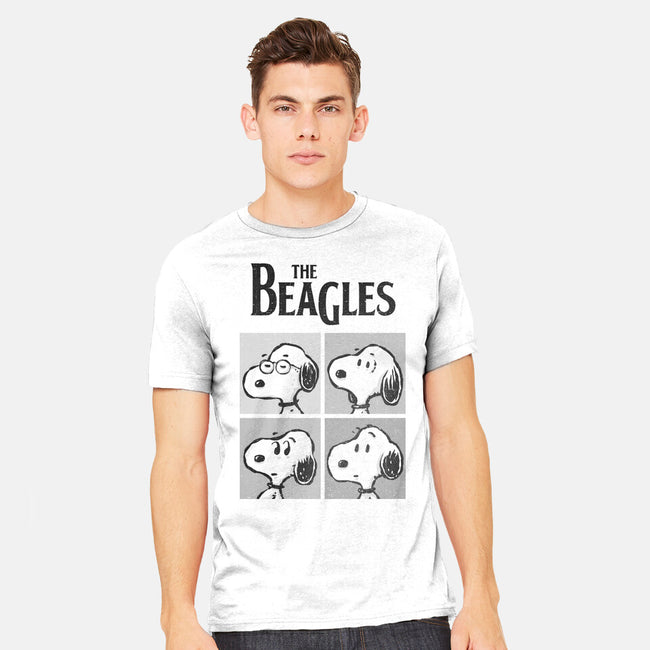 The Beagles White Album-Mens-Heavyweight-Tee-kg07