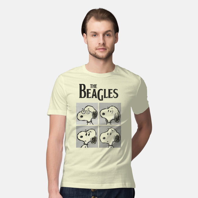 The Beagles White Album-Mens-Premium-Tee-kg07