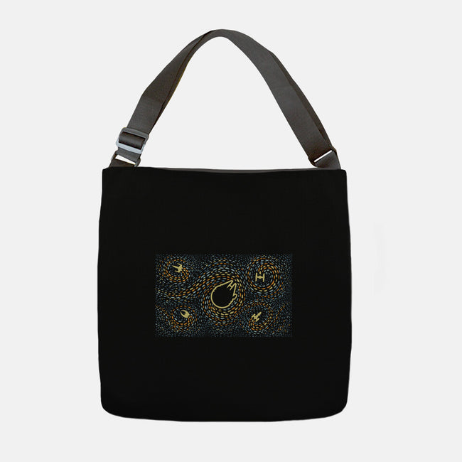 Starry Spaceships-None-Adjustable Tote-Bag-erion_designs