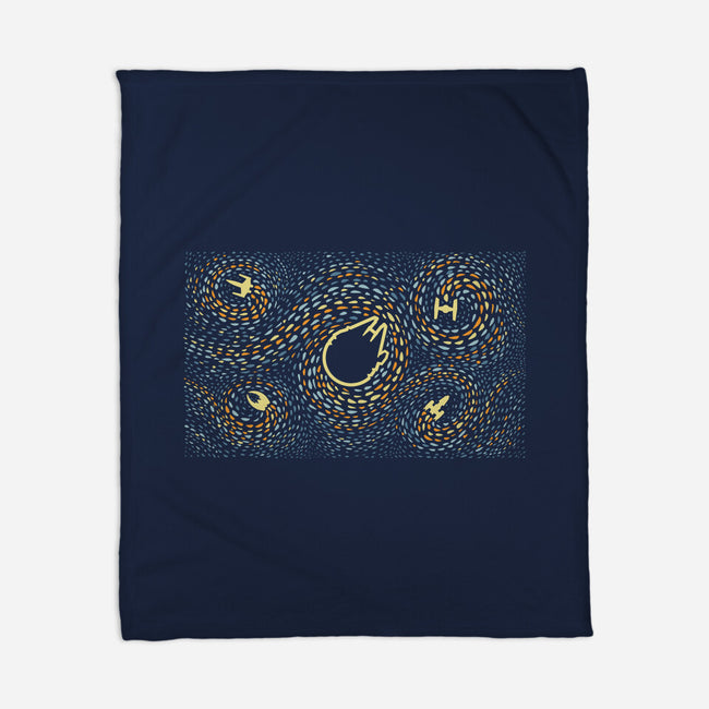 Starry Spaceships-None-Fleece-Blanket-erion_designs