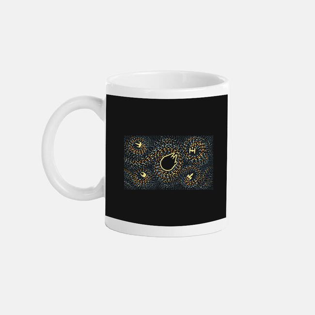 Starry Spaceships-None-Mug-Drinkware-erion_designs