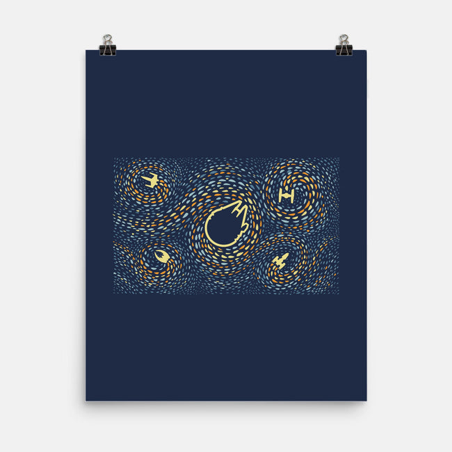 Starry Spaceships-None-Matte-Poster-erion_designs