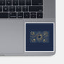 Starry Spaceships-None-Glossy-Sticker-erion_designs