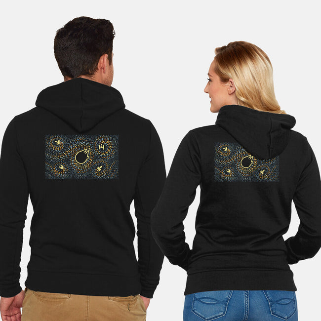 Starry Spaceships-Unisex-Zip-Up-Sweatshirt-erion_designs