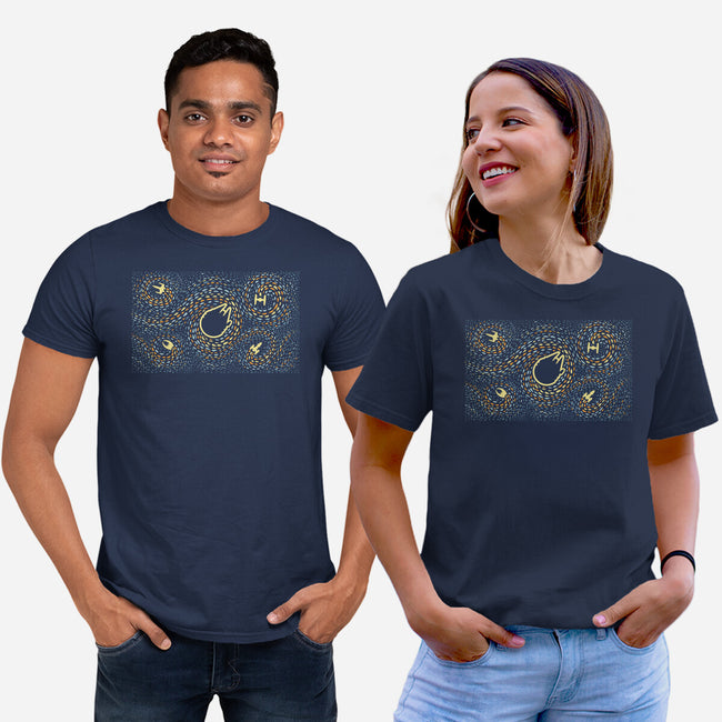 Starry Spaceships-Unisex-Basic-Tee-erion_designs