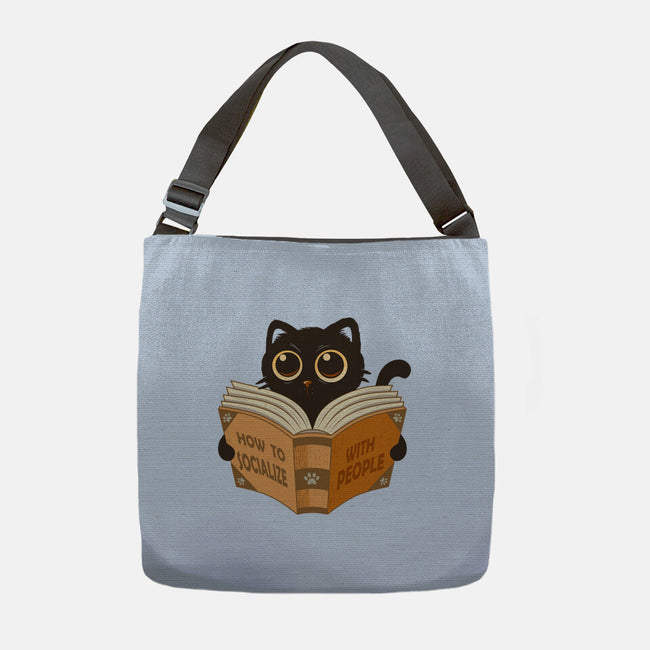 How To Socialize With People-None-Adjustable Tote-Bag-erion_designs