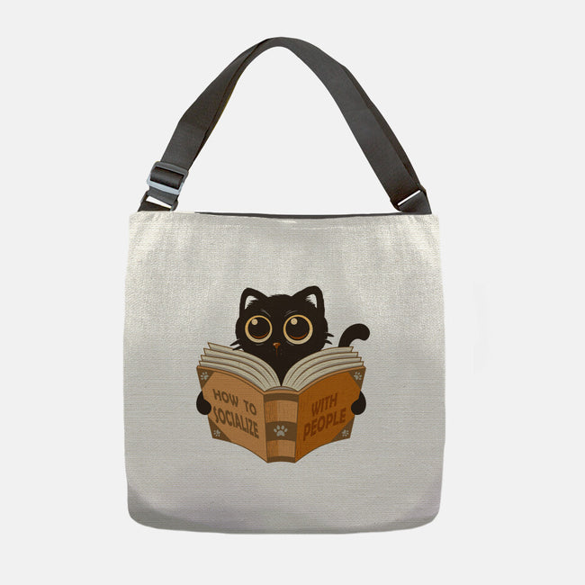 How To Socialize With People-None-Adjustable Tote-Bag-erion_designs
