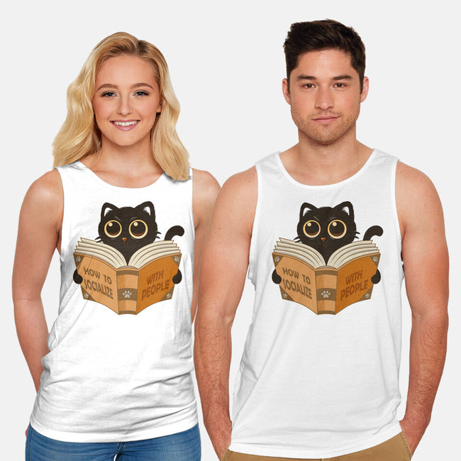 How To Socialize With People-Unisex-Basic-Tank-erion_designs