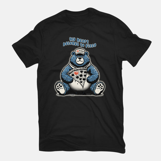 My Heart Belongs To Pizza-Mens-Premium-Tee-palmstreet