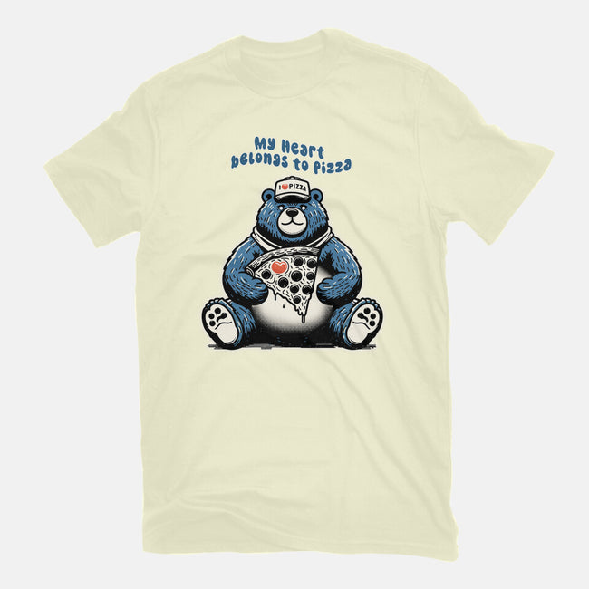 My Heart Belongs To Pizza-Mens-Premium-Tee-palmstreet