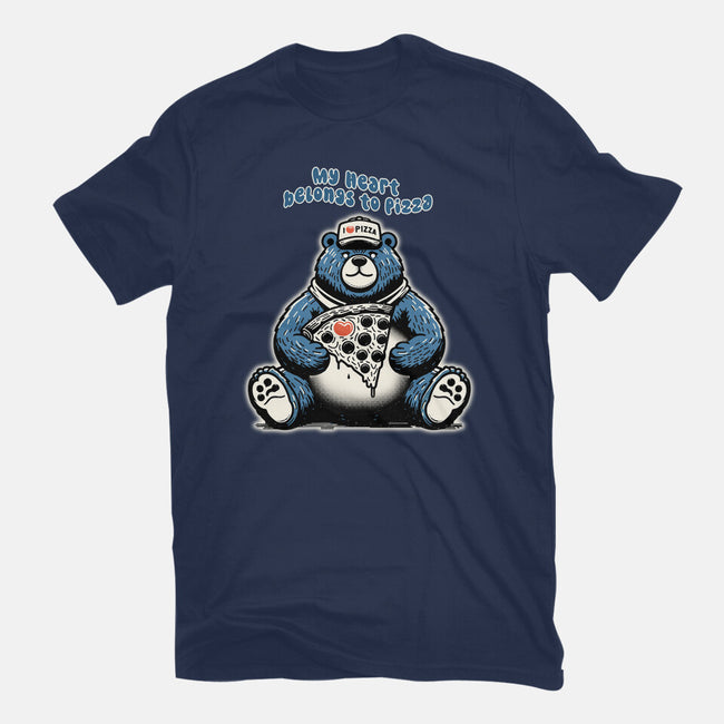 My Heart Belongs To Pizza-Mens-Premium-Tee-palmstreet