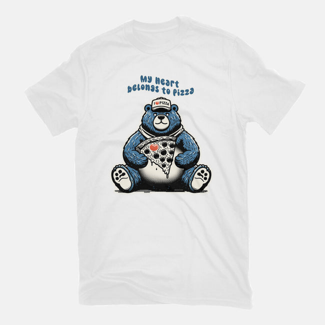 My Heart Belongs To Pizza-Mens-Premium-Tee-palmstreet