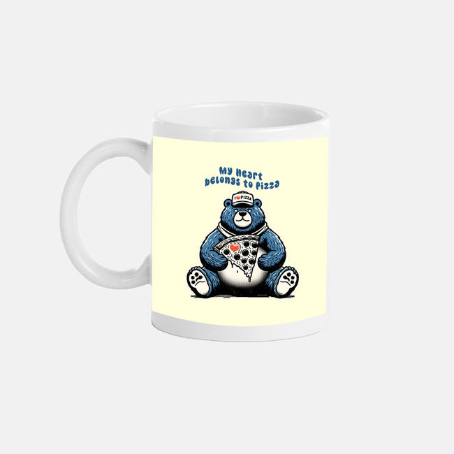 My Heart Belongs To Pizza-None-Mug-Drinkware-palmstreet