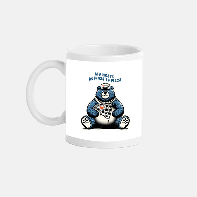 My Heart Belongs To Pizza-None-Mug-Drinkware-palmstreet