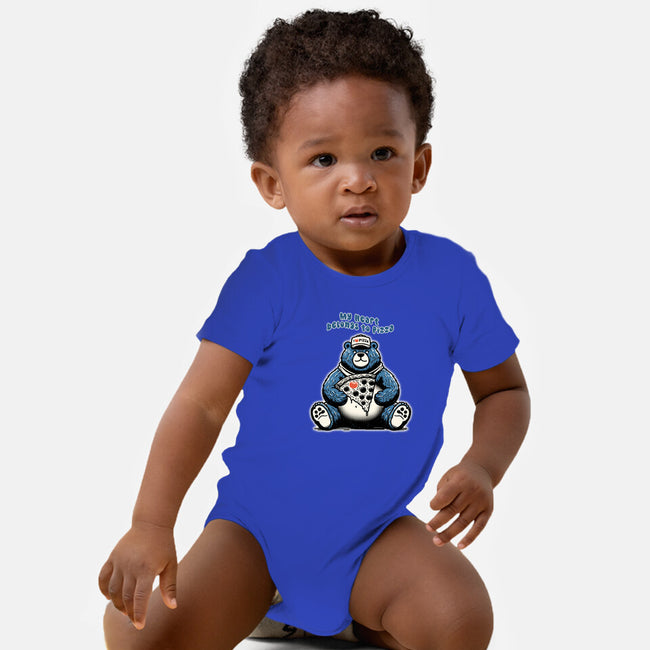 My Heart Belongs To Pizza-Baby-Basic-Onesie-palmstreet