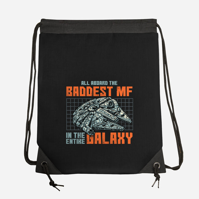 Baddest In The Galaxy-None-Drawstring-Bag-momma_gorilla