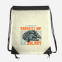 Baddest In The Galaxy-None-Drawstring-Bag-momma_gorilla