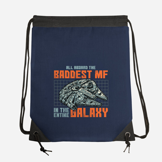 Baddest In The Galaxy-None-Drawstring-Bag-momma_gorilla