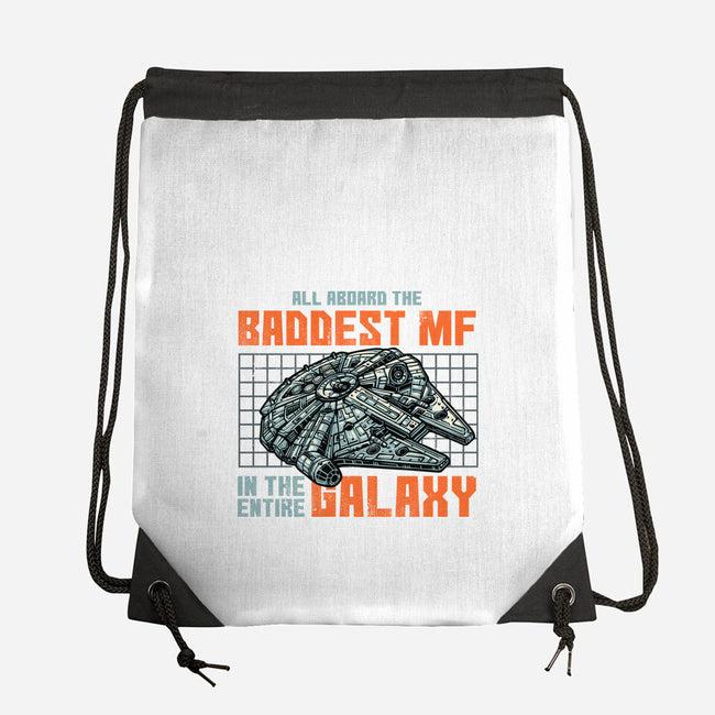 Baddest In The Galaxy-None-Drawstring-Bag-momma_gorilla