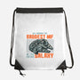 Baddest In The Galaxy-None-Drawstring-Bag-momma_gorilla