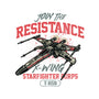 Resistance X Wing-Mens-Heavyweight-Tee-momma_gorilla
