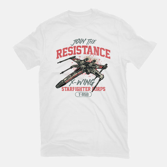 Resistance X Wing-Mens-Heavyweight-Tee-momma_gorilla