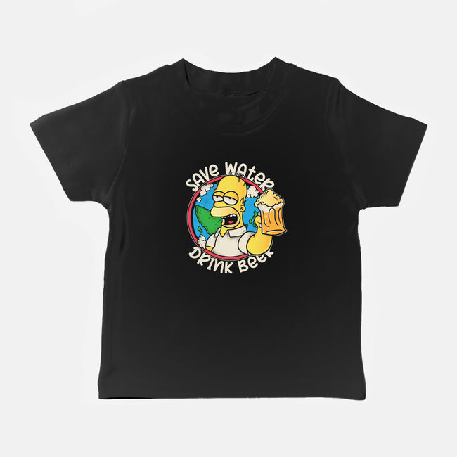 Save Water And Drink Beer-Baby-Basic-Tee-turborat14
