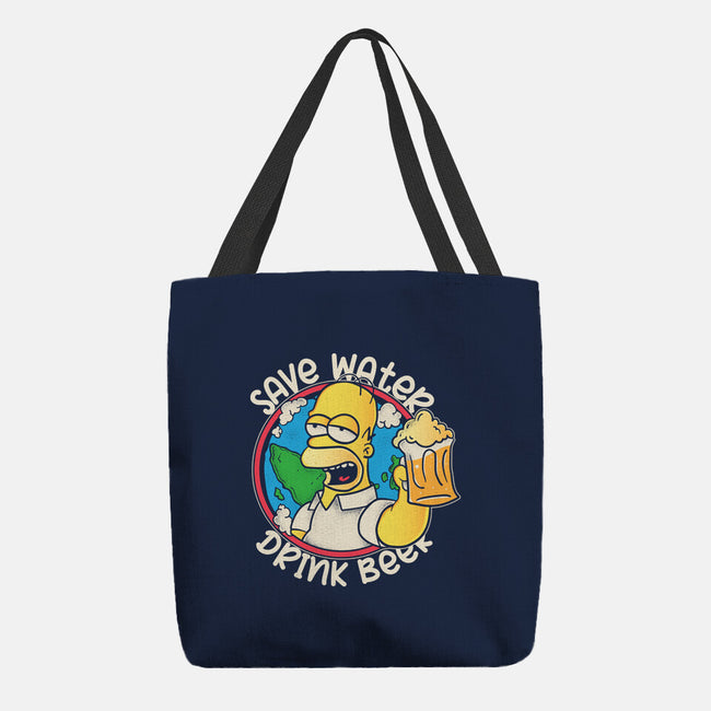 Save Water And Drink Beer-None-Basic Tote-Bag-turborat14