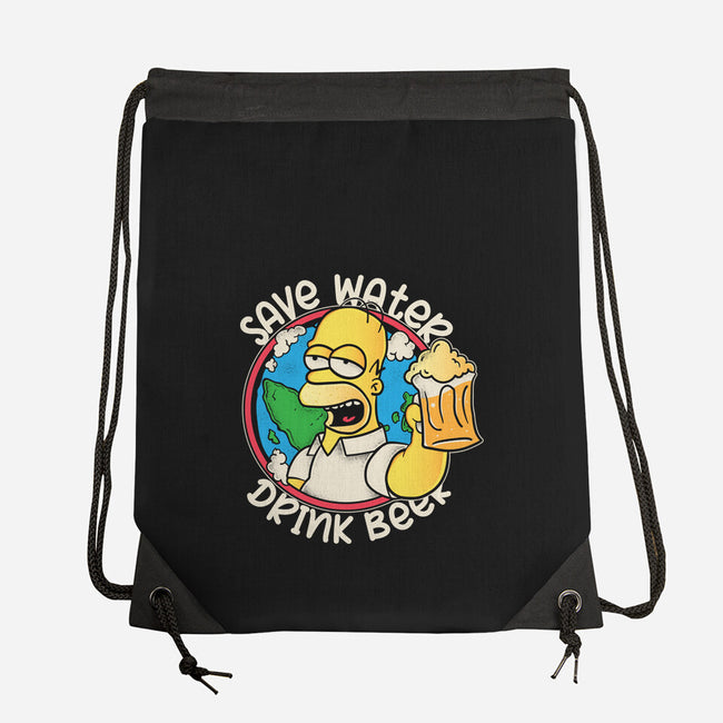Save Water And Drink Beer-None-Drawstring-Bag-turborat14