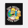Save Water And Drink Beer-None-Stretched-Canvas-turborat14
