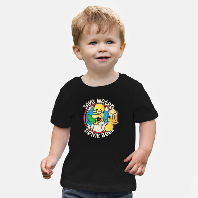 Save Water And Drink Beer-Baby-Basic-Tee-turborat14