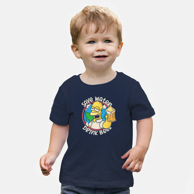Save Water And Drink Beer-Baby-Basic-Tee-turborat14