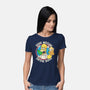 Save Water And Drink Beer-Womens-Basic-Tee-turborat14