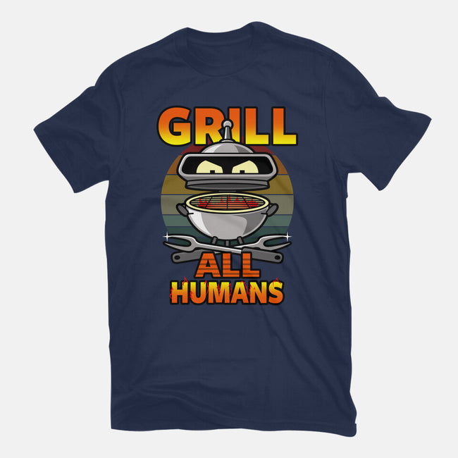 Grill All Humans-Mens-Premium-Tee-Boggs Nicolas