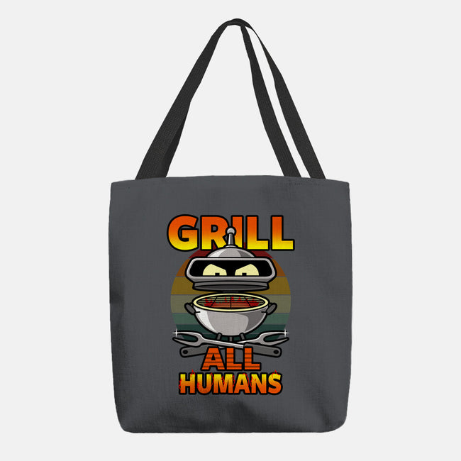 Grill All Humans-None-Basic Tote-Bag-Boggs Nicolas