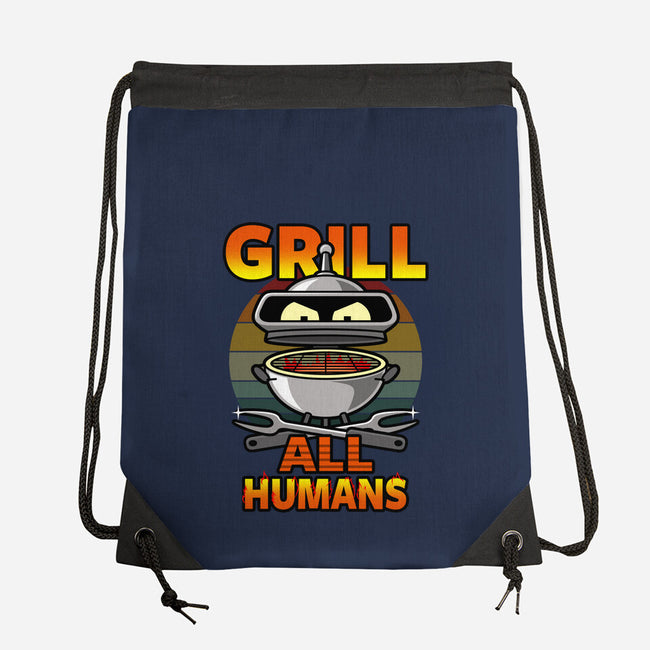 Grill All Humans-None-Drawstring-Bag-Boggs Nicolas