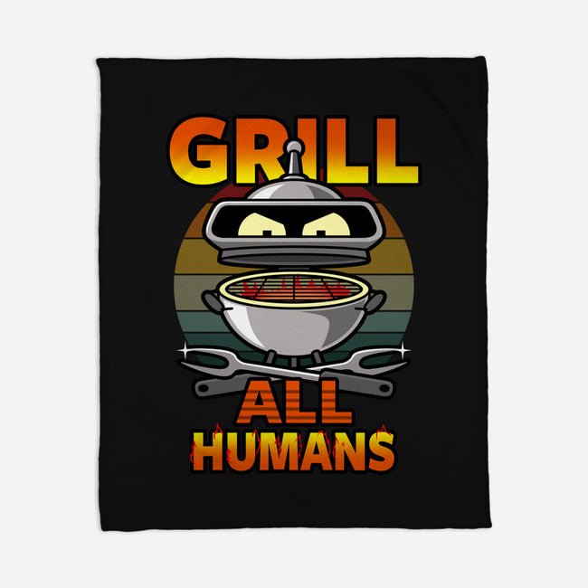 Grill All Humans-None-Fleece-Blanket-Boggs Nicolas