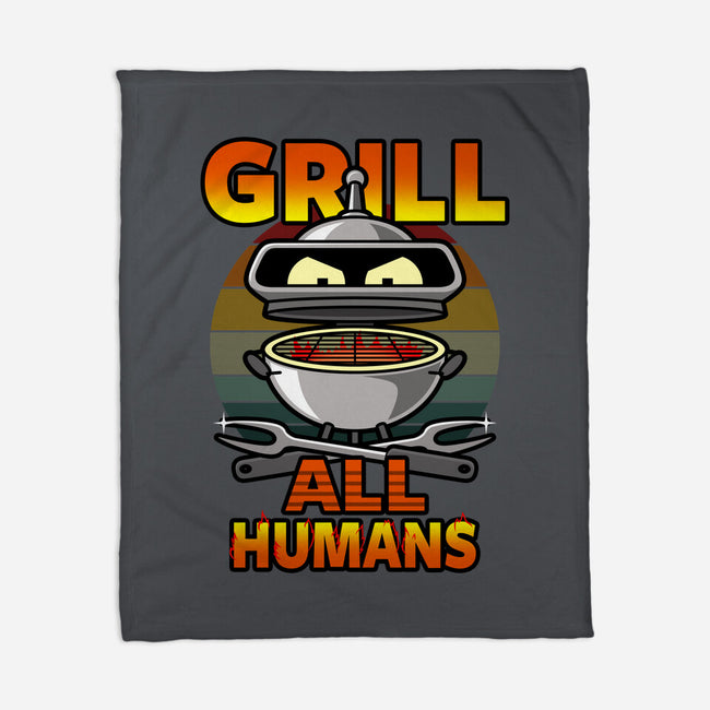 Grill All Humans-None-Fleece-Blanket-Boggs Nicolas