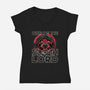 Rise Of The Sloth Lord-Womens-V-Neck-Tee-momma_gorilla