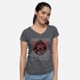 Rise Of The Sloth Lord-Womens-V-Neck-Tee-momma_gorilla