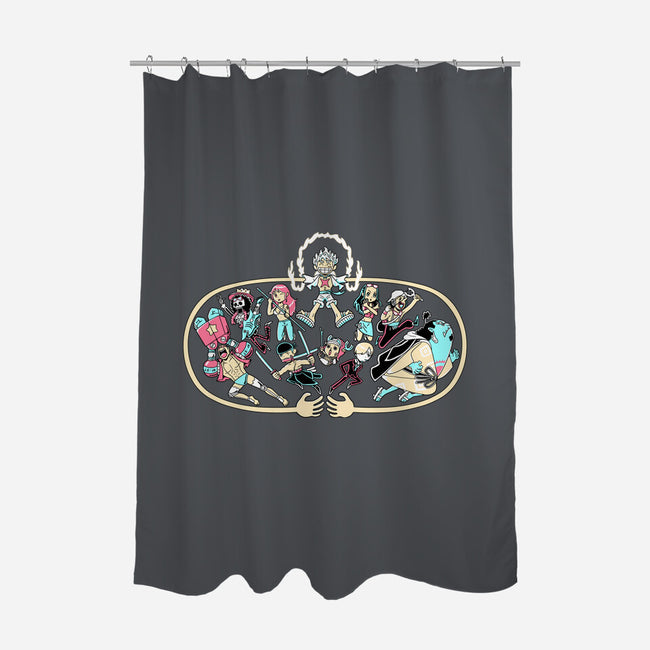 The Straw Hats-None-Polyester-Shower Curtain-naomori