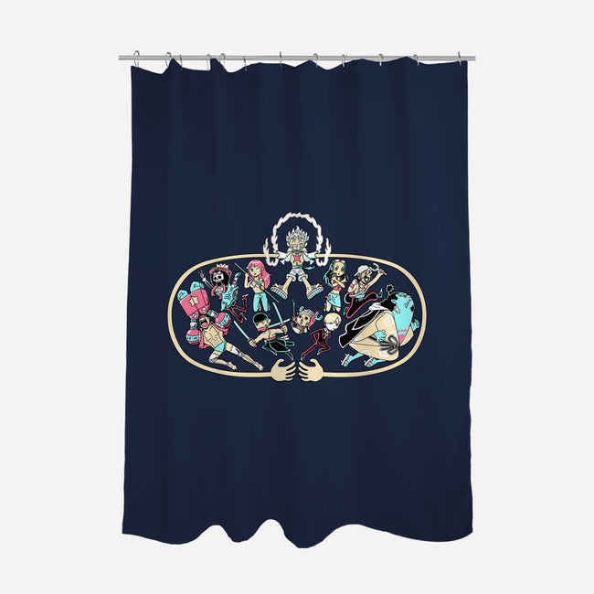 The Straw Hats-None-Polyester-Shower Curtain-naomori