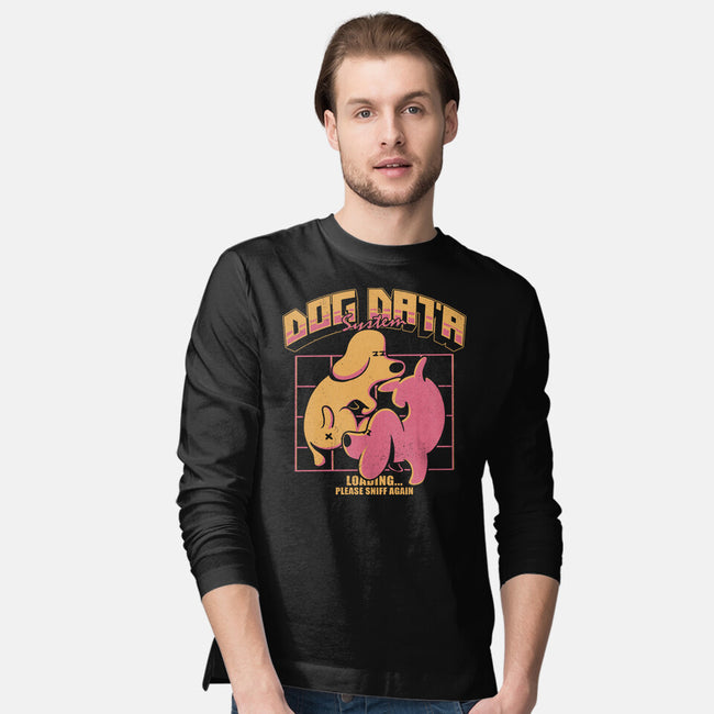 Dog Data System-Mens-Long Sleeved-Tee-estudiofitas